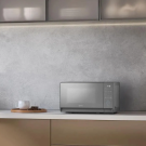 Micro-Ondas Midea MasterCook 20L Porta Espelhada Prata MHP20S1 110V