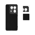 Capa para Motorola Edge 50 Ultra  Silicone Preto