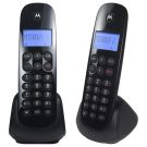 Telefone Motorola Moto 700 MRD2 Sem Fio Digital Id. Chamadas Combo Base + Ramal Preto