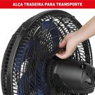 Ventilador de Mesa Arno X-Treme 7 VE70 150W Silencioso 7 Pás Preto e Azul Escuro 110V