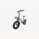 Bicicleta Elétrica Watts BW3 1000W Aro 20 Dobrável Fat Tire Shimano 6 Velocidades Bateria 10,4Ah Cinza
