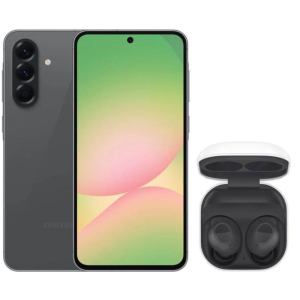 Kit Smartphone Samsung Galaxy A56 5G 256GB Preto + Galaxy Buds FE Grafite