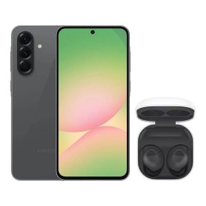 Kit Smartphone Samsung Galaxy A56 5G 256GB Preto e Galaxy Buds FE Grafite