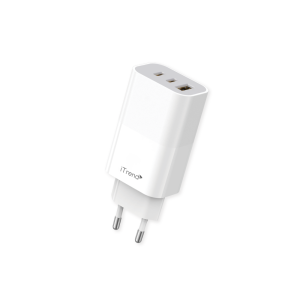 Carregador de Parede iTrend 2 Tipo C + A 67W Branco iT-CRC67 