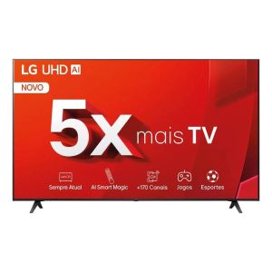 Smart TV LG 55" 55UT801C0SA 4K UHD Bluetooth 2 USB 3 HDMI Webos