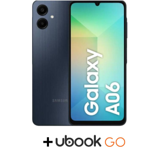 Smartphone Samsung Galaxy A06 128GB 4GB RAM 6,7" Azul Escuro + E-Book Filmes e Séries