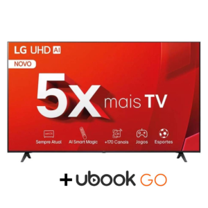 Smart TV 55" LG 4K 55UT801C0SA + E-Book: Filmes e Séries