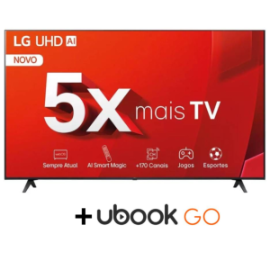 Smart TV 55" LG 4K 55UT801C0SA + E-Book: Filmes e Séries