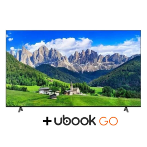 Smart TV 50" LG 4K UHD HDR ThinQ AI Pro 50UT801C0SA Preto + E-Book: Filmes e Séries