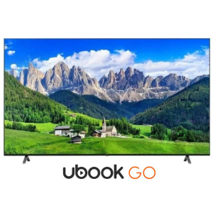 Smart TV 50" LG 4K UHD HDR ThinQ AI Pro 50UT801C0SA Preto e E-Book Filmes e Séries