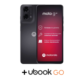 Smartphone Motorola G24 4G 256GB 4GB RAM Grafite + E-Book: Grandes Vozes
