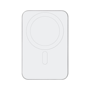 Powerbank Magnético 5000mAh 15W USB-C com Cabo Integrado Branco e E-book: Filmes e Series