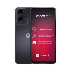 Smartphone Motorola Moto G24 256GB 4GB RAM 4G Grafite