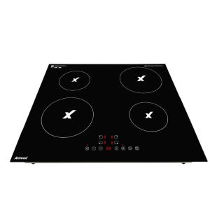 Cooktop de Indu&ccedil;&atilde;o Amvox ACT 407 4 Bocas 220V Preto com Painel Touch e Mesa Vitrocer&acirc;mica