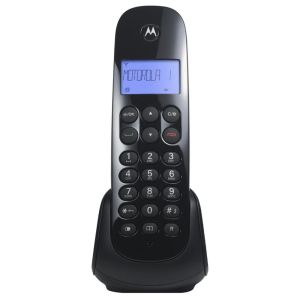 Telefone Motorola Moto 700 MRD2 Sem Fio Digital Id. Chamadas Combo Base + Ramal Preto