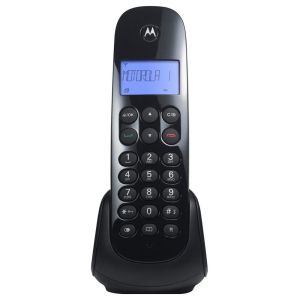 Telefone Motorola Moto 700 MRD3 Sem Fio Digital Id. Chamadas Combo Base + 2 Ramais Preto