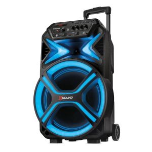 Caixa de Som Amplificada Mondial CM-550-L 550W RMS com LED Bluetooth Bivolt Preta