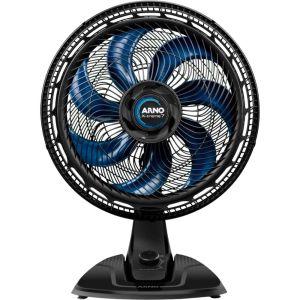 Ventilador de Mesa Arno X-Treme 7 VE70 150W Silencioso 7 Pás Preto e Azul Escuro 110V