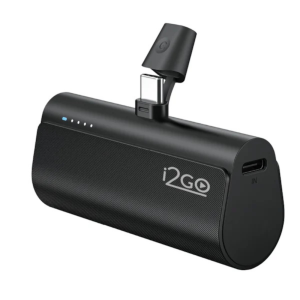 Powerbank Pocket i2Go USB-C 5.000mAh Preto